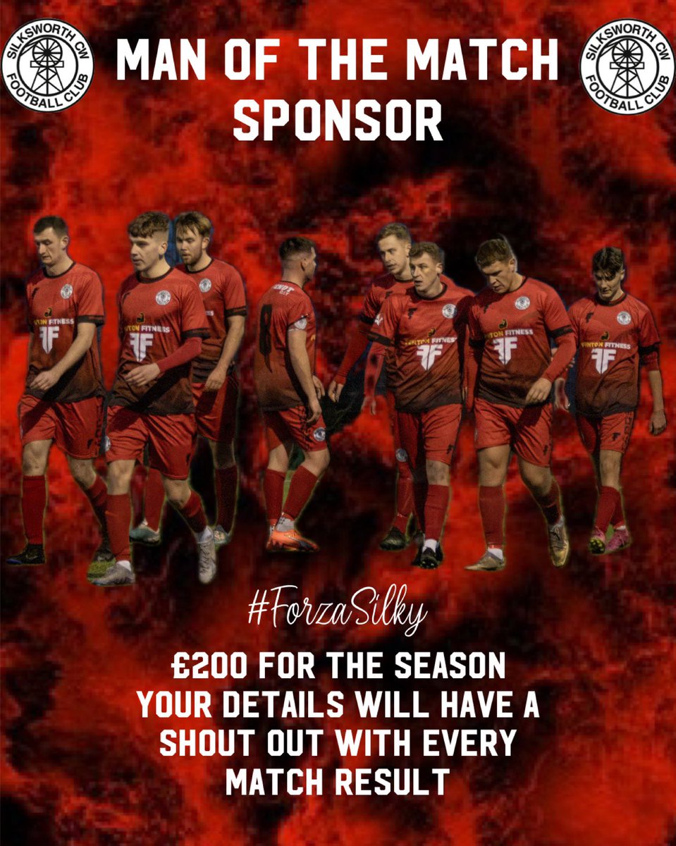 🚨🚨 Sponsor Wanted 🚨🚨

We’re seeking a Man of the Match sponsor for the new season. Your business will get regular shout outs on our 3 social media platforms and advertised after every matchday result. Great way of showing our club support.