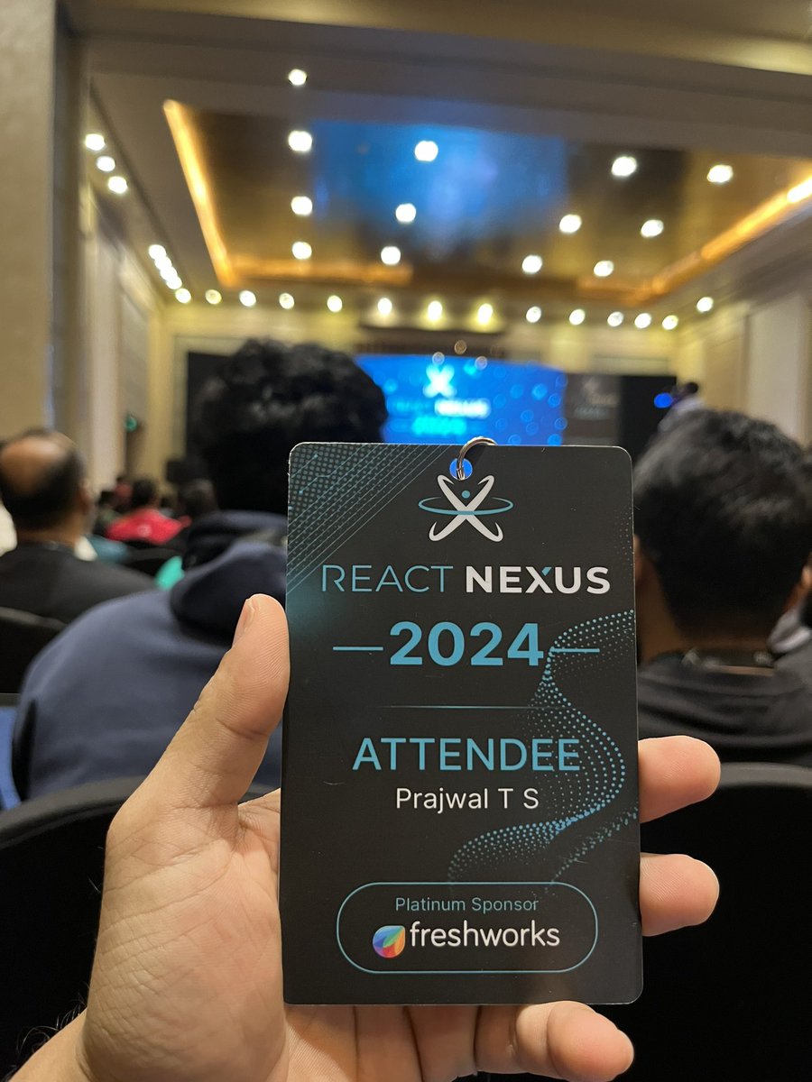 Excited to be back at <a href="/ReactNexus/">React Nexus</a> 2024 after a year! Eager to dive into the latest in React and connect with fellow developers. Can't wait to see what the conference has in store this time. #ReactNexus