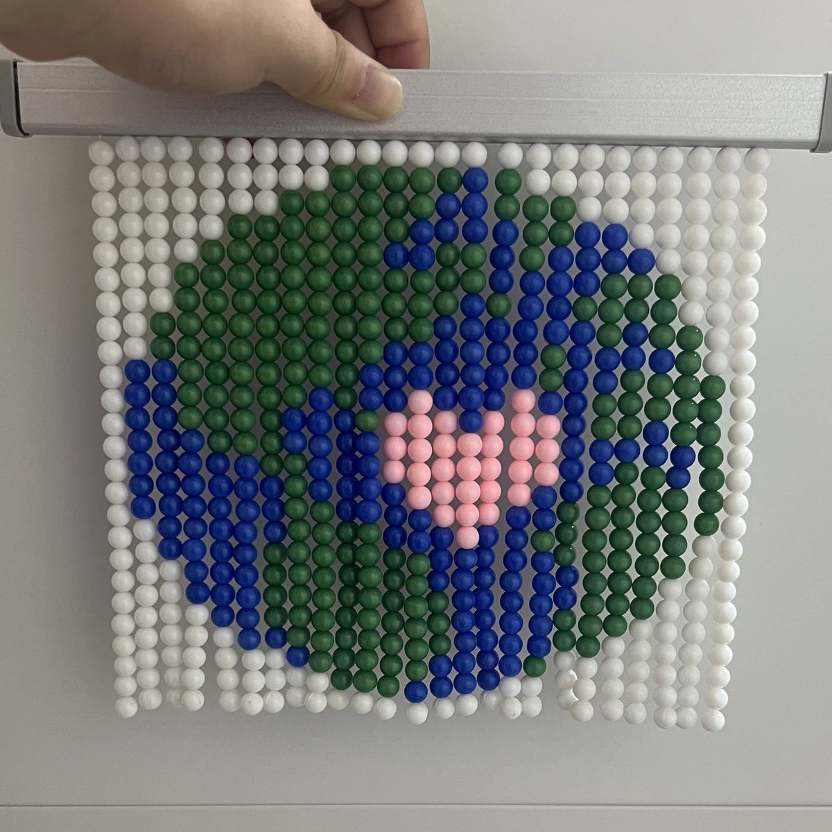 사랑을 엮어 만든 Heart Earth 비즈발 ♥