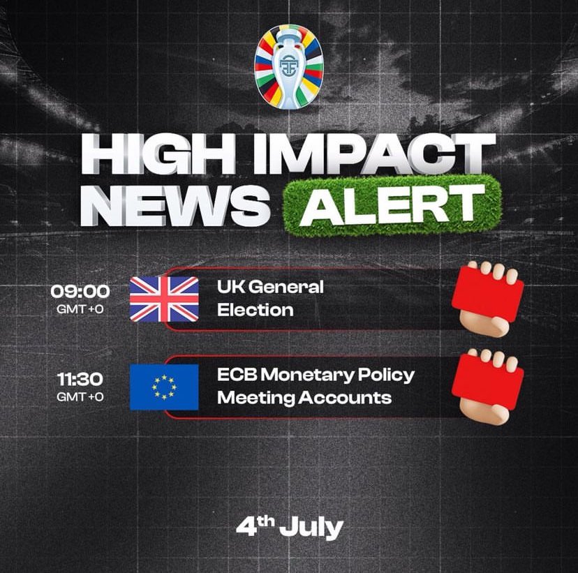 High impact news inbound for 4 July, 2024🚨🗞️

Information from Dailyfx.com ℹ️