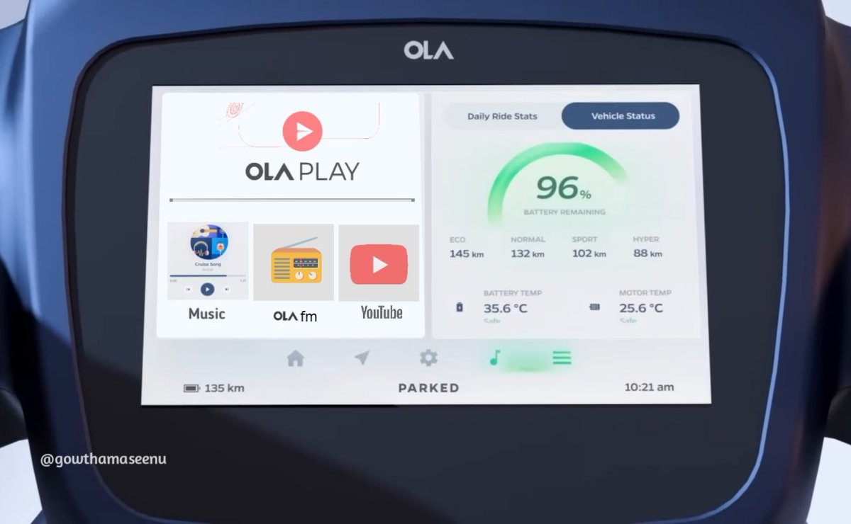 GowthamaSeenu's tweet image. #OlaPlay▶️ will very helpful while using #HyperCharching⚡ or some get together parties #MoveOS5