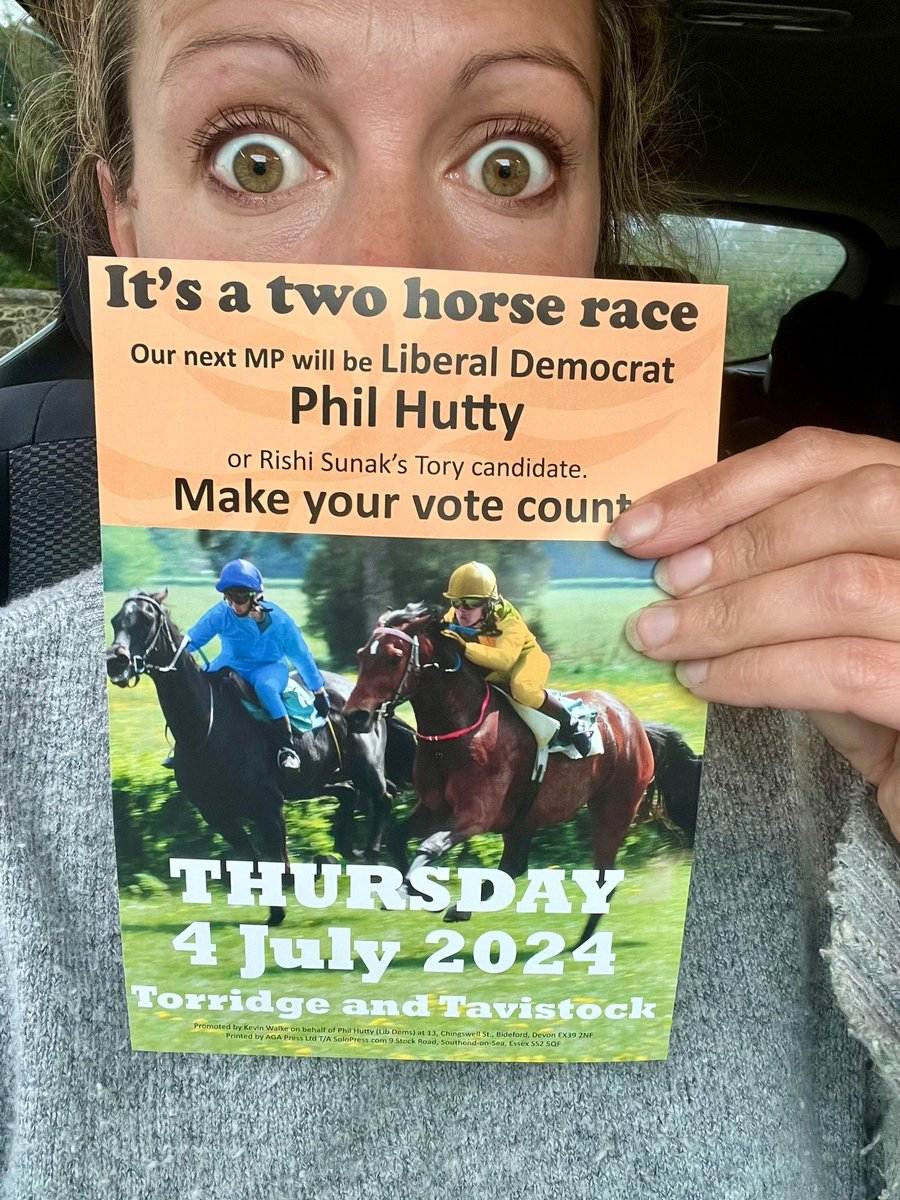 TWDLibDems's tweet photo. The polling booths have just opened. Today is the day to elect @PhilHutty as your MP for Torridge &amp; Tavistock.

Only Phil can beat the Tories here.

#votePhilHutty #itsgotobephil #GE2024 https://t.co/RtMFJwhN0z
