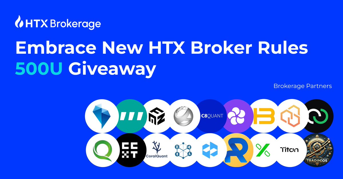 HTX (@htx_global) on Twitter photo ๐ฅณ#HTX Brokerage Airdrop:
$500 Prize Pool Giveaway:
1. Follow <a href="/HtxBrokerage/">HTX Brokerage</a> and <a href="/HTX_Global/">HTX</a>
2. RT + Like + Tag 2 Friends
3. Comment #HTXBrokerage + #HTX
4. Fill in the form: forms.gle/7XMagKqCmhgd1Sโฆ
More info: bit.ly/3xw3dRU
<a href="/ccxt_official/">CCXT Library</a> <a href="/3commas_io/">3Commas</a> @AICoincom ๐ฅณ#HTX Brokerage Airdrop:
$500 Prize Pool Giveaway:
1. Follow <a href="/HtxBrokerage/">HTX Brokerage</a> and <a href="/HTX_Global/">HTX</a>
2. RT + Like + Tag 2 Friends
3. Comment #HTXBrokerage + #HTX
4. Fill in the form: forms.gle/7XMagKqCmhgd1Sโฆ
More info: bit.ly/3xw3dRU
<a href="/ccxt_official/">CCXT Library</a> <a href="/3commas_io/">3Commas</a> @AICoincom