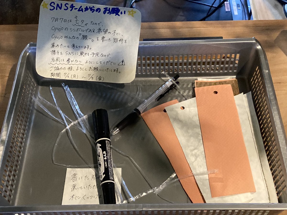 Cyujo_com's tweet image. Cyujoの七夕🎋
みんなの夢が🌌
叶いますように🙏🏻