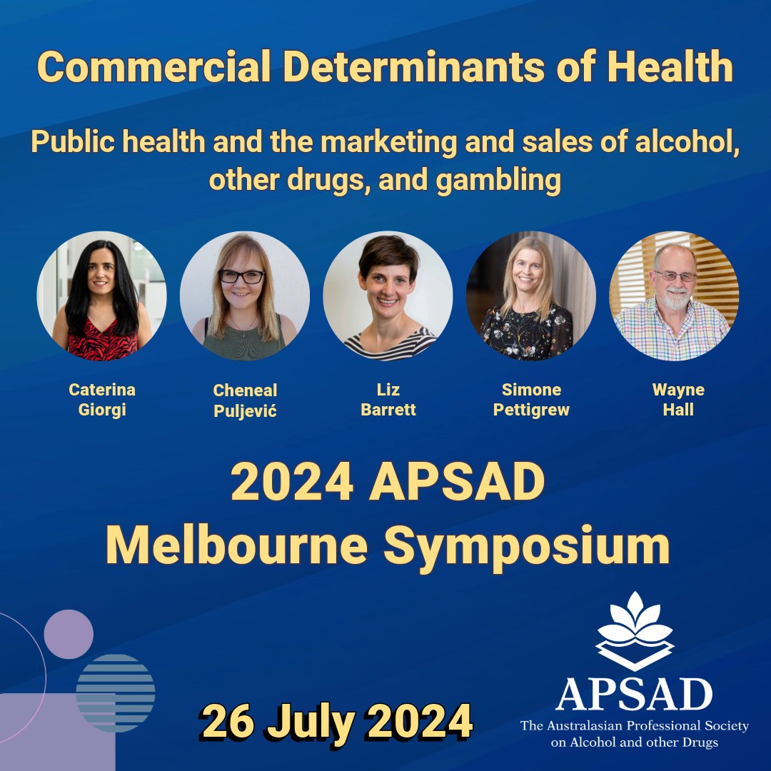 The APSAD Melbourne Symposium program has been released and speakers announced. There's still time to register before 26 July.

➡️ow.ly/j3nn50Sv8I3
