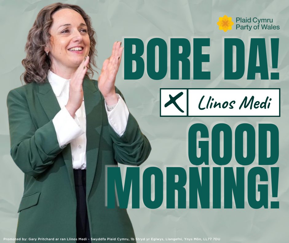 🏴󠁧󠁢󠁷󠁬󠁳󠁿 Am lais lleol i ennill DROS Ynys Môn, rhowch eich pleidlais i <a href="/llinos_medi/">Llinos Medi AS/MP</a> heddiw!
🏴󠁧󠁢󠁷󠁬󠁳󠁿 For a local voice winning FOR Ynys Môn, vote for Llinos Medi and <a href="/Plaid_Cymru/">Plaid Cymru 🏴󠁧󠁢󠁷󠁬󠁳󠁿</a> today!

🗳️

(A cofiwch eich ID ffotograffig! Remember your photo ID!)