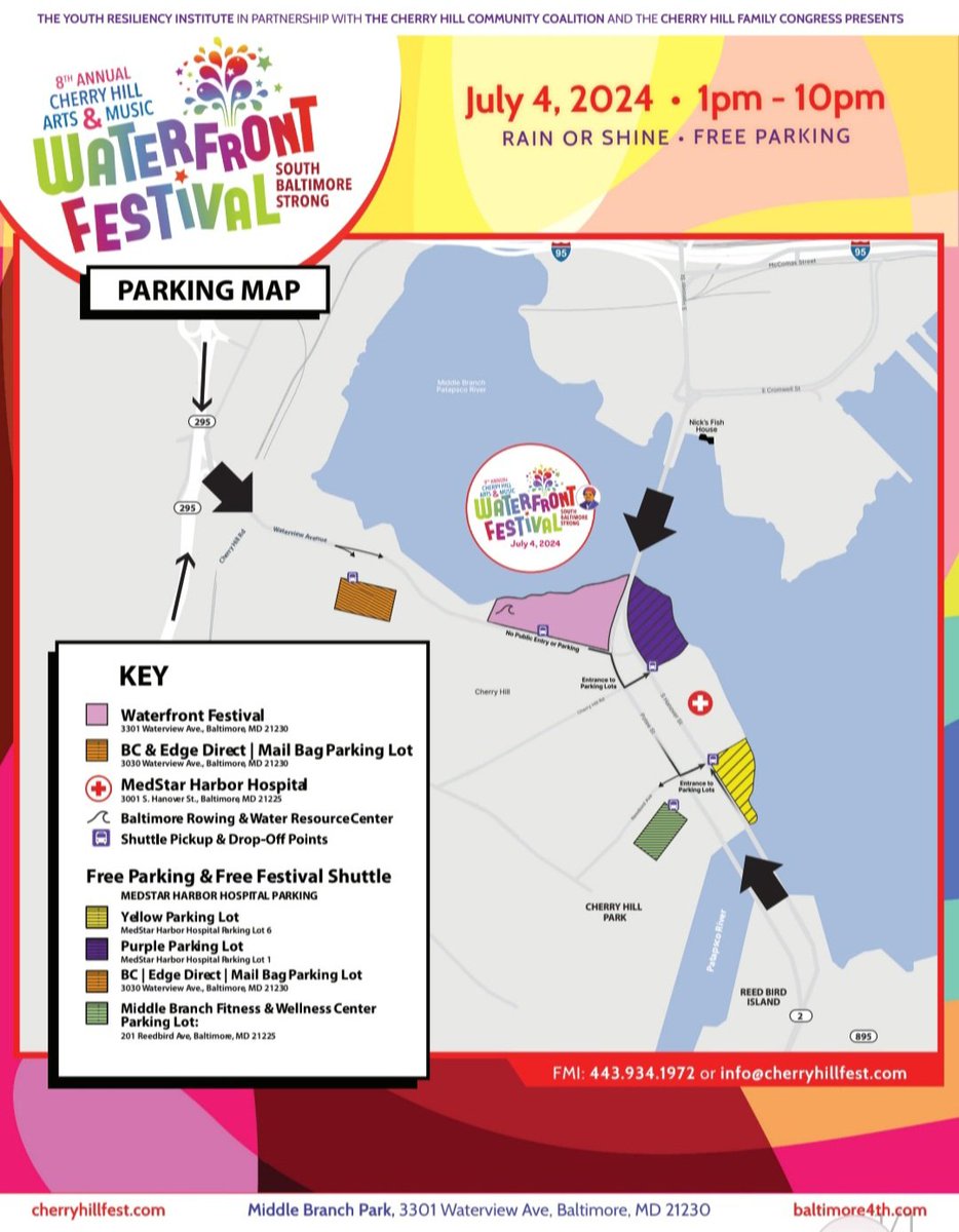 #freefestivalparking
#freeshuttleservice