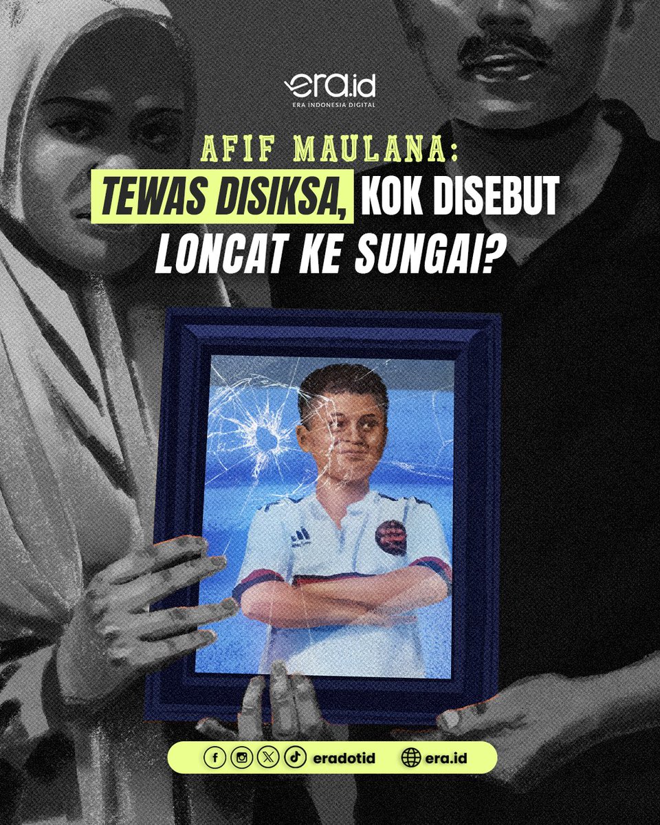 eradotid's tweet photo. [RECAP! KEBENGISAN POLISI? MISTERI TERBUNUHNYA BOCAH 13 TAHUN]

Afif Maulana, bocah 13 tahun asal Padang, ditemukan tewas dengan tubuh penuh memar di bawah Jembatan Kuranji. Berikut ringkasan kronologi lengkap dugaan penyiksaan Afif oleh polisi dan bantahan polisi.

(Utas) https://t.co/GbJInRJZb1