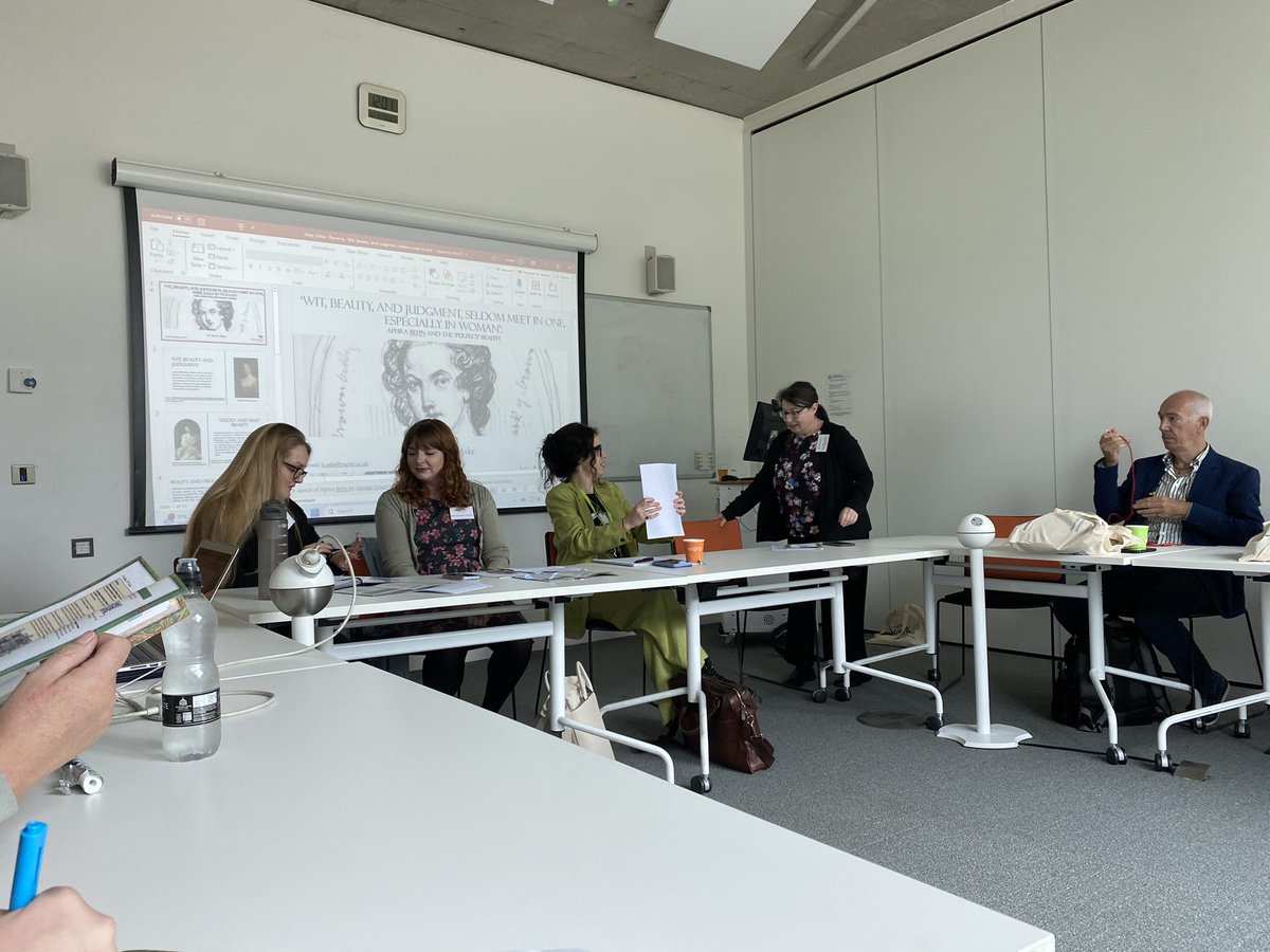 Rachel Adcock (@rachelcadcock) on Twitter photo Excellent panel yesterday on beauty and VD with <a href="/KatieAske/">Dr Katie Aske</a>, Hannah Straw, and <a href="/English_Keele/">Keele English and Creative Writing</a>’s Ceri Fowler 💄🍆 #AphraConference Excellent panel yesterday on beauty and VD with <a href="/KatieAske/">Dr Katie Aske</a>, Hannah Straw, and <a href="/English_Keele/">Keele English and Creative Writing</a>’s Ceri Fowler 💄🍆 #AphraConference