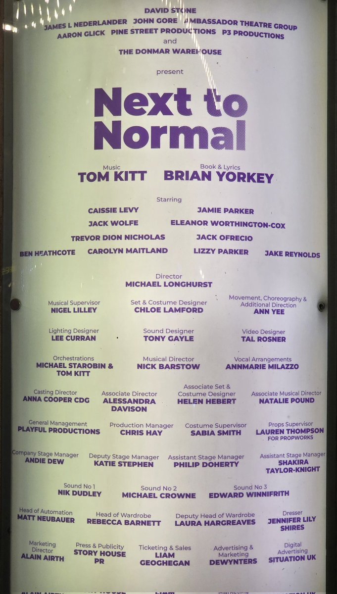 Mark Sykes 💙 (@syko77) on Twitter photo Saw <a href="/NextToNormalUK/">Next To Normal</a> last night and wow, what an emotional rollercoaster! Absolutely stunning performances from all the cast; sat in the front row seeing the raw emotions they deliver made the heart pound, the eyes teary!! Congrats to the cast, band, creatives👏🏽🎭❤️ #NextToNormal Saw <a href="/NextToNormalUK/">Next To Normal</a> last night and wow, what an emotional rollercoaster! Absolutely stunning performances from all the cast; sat in the front row seeing the raw emotions they deliver made the heart pound, the eyes teary!! Congrats to the cast, band, creatives👏🏽🎭❤️ #NextToNormal