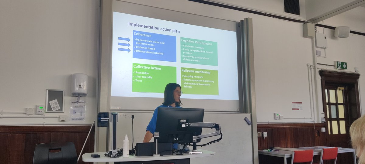 Rosie Essery (@rositashakita) on Twitter photo Helpful insights from <a href="/MiriamSanter/">Miriam Santer</a> about how #normalisationprocesstheory informed and guided implementation of the effective <a href="/ECO_eczema/">Eczema Care Online</a> intervention eczemacareonline.org.uk #SAPC2024 <a href="/UoS_PrimaryCare/">Primary Care Research Centre</a> Helpful insights from <a href="/MiriamSanter/">Miriam Santer</a> about how #normalisationprocesstheory informed and guided implementation of the effective <a href="/ECO_eczema/">Eczema Care Online</a> intervention eczemacareonline.org.uk #SAPC2024 <a href="/UoS_PrimaryCare/">Primary Care Research Centre</a>