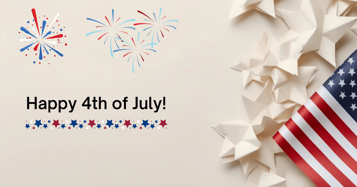 Happy 4th of July!

As we celebrate this day of independence, let's take a moment to reflect on the freedoms we cherish as Americans. Wishing everyone a joyful and healthy holiday filled with gratitude and pride. Enjoy the celebrations!

#FourthOfJuly #IndependenceDay