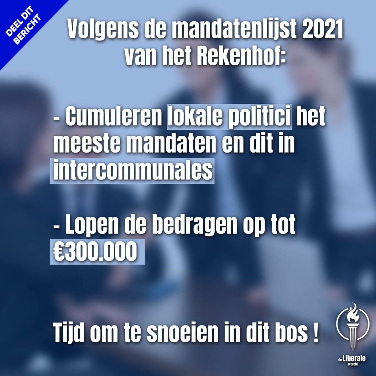 liberalewereld's tweet photo. Vlaanderen kent een wirwar aan #intercommunales rond energie.
➡️ elk jaar verdelen ze 500 miljoen € aan de gemeenten.💶
➡️ Deze bestuurlijke chaos kost veel geld.
➡️ Het nettarief op de elektriciteitsfactuur neemt toe tegen 2028 met 29,75%.
Tijd om te snoeien in het bos. https://t.co/tA3iIOnjeU