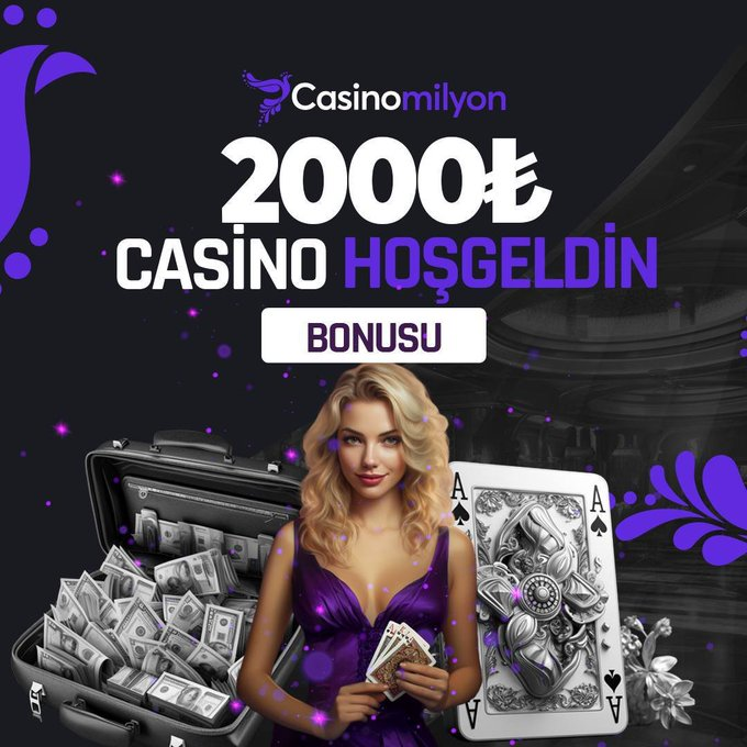 🌀2000 TL BONUS 🌀

✨ Büyük kazançlar , güçlü ilk adımlar ile başlar . 

✌  2000 TL hoşgeldin bonusu ile yüksek kazançlara merhaba de . 

🔅 #CasinoMilyon’a Hoşgeldiniz .  

 Kazandıran adres  🌟 t2m.io/casinomilyoncom