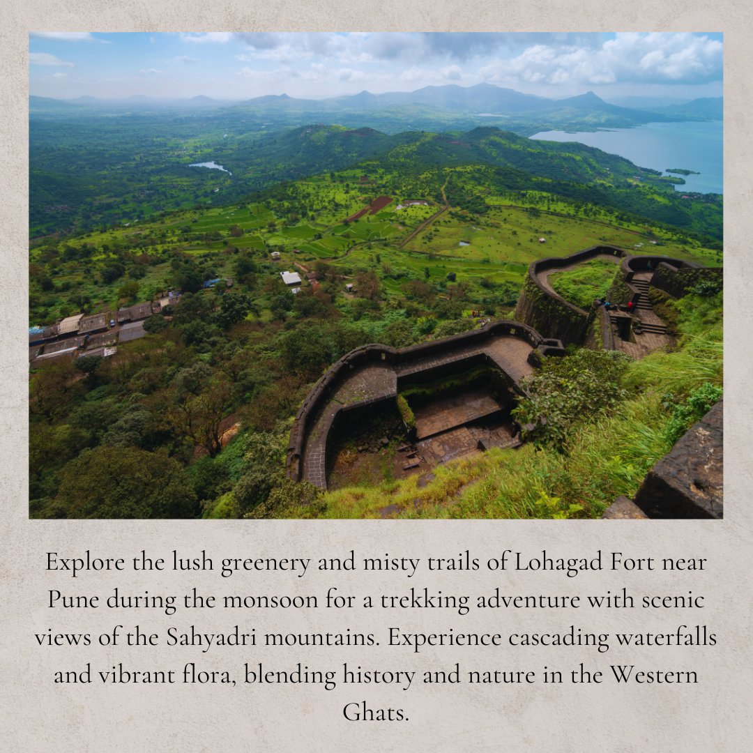 MyTourBox's tweet photo. Discover the lush, misty trails of the Western Ghats this monsoon for an unforgettable trekking adventure! #  Perfect for an adventurous escape into nature's embrace!

#MyTourBox  #MonsoonTrek #WesternGhats #NatureLovers #AdventureTrails #IncredibleIndia https://t.co/AUNcv8YbdP
