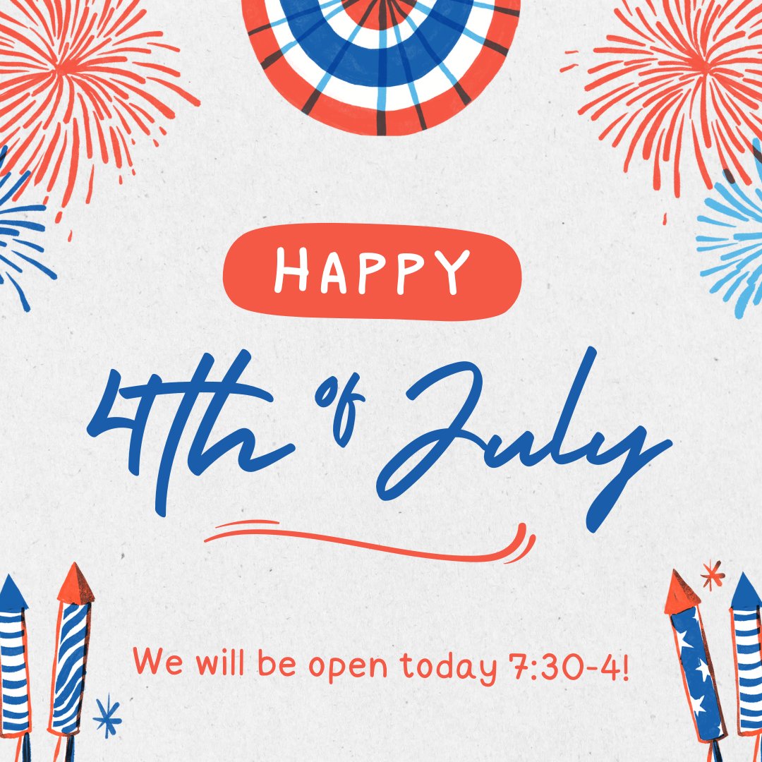 Happy 4th of July from Ace! We will be open from 7:30-4 today and we’ll be open normal hours on Friday from 7:30-7. Stay safe and enjoy the holiday!
#AceHardwareofRome