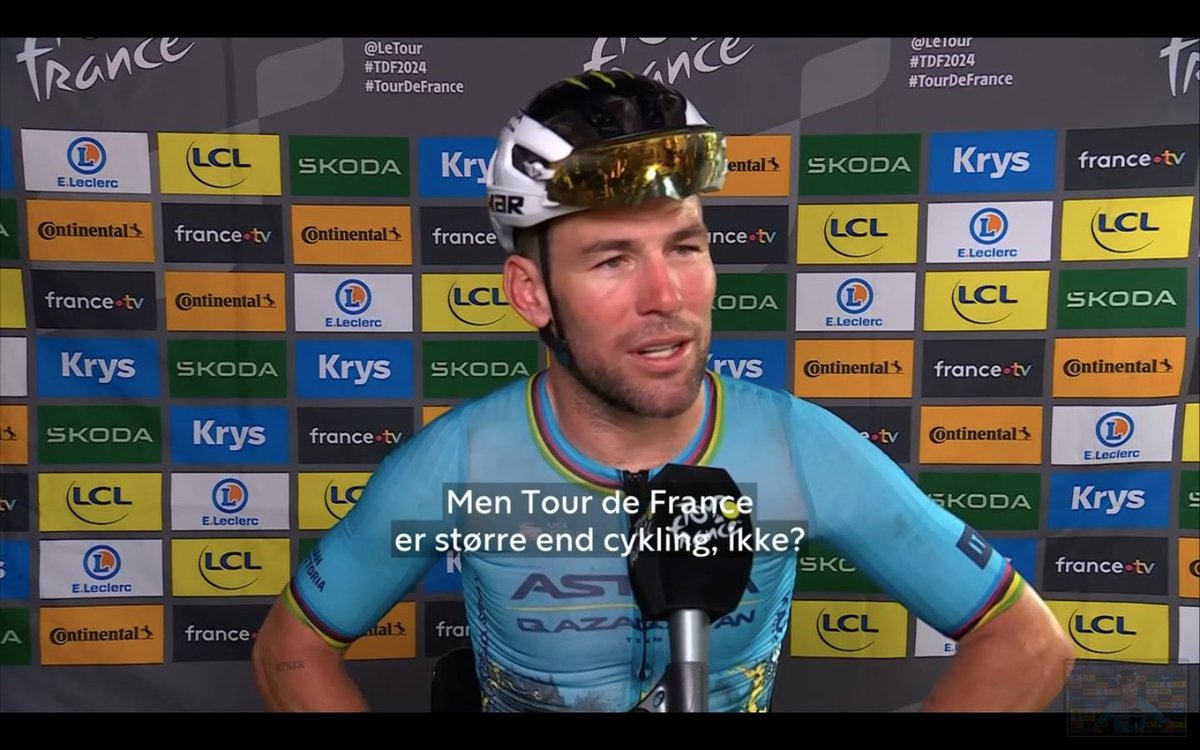 Marianne Skjold (@skjoldmarianne) on Twitter photo Stort tillykke til atleten <a href="/MarkCavendish/">Mark Cavendish</a> med hans 35. etapesejr. Og hurra for mennesket Cavendish for at dele sin historie med depression og spiseforstyrrelser, og for at vise os, hvor meget liv, der er på den anden side.
Et forbillede for afstigmatisering.
#TDF24 <a href="/LeTour/">Tour de France™</a> Stort tillykke til atleten <a href="/MarkCavendish/">Mark Cavendish</a> med hans 35. etapesejr. Og hurra for mennesket Cavendish for at dele sin historie med depression og spiseforstyrrelser, og for at vise os, hvor meget liv, der er på den anden side.
Et forbillede for afstigmatisering.
#TDF24 <a href="/LeTour/">Tour de France™</a>