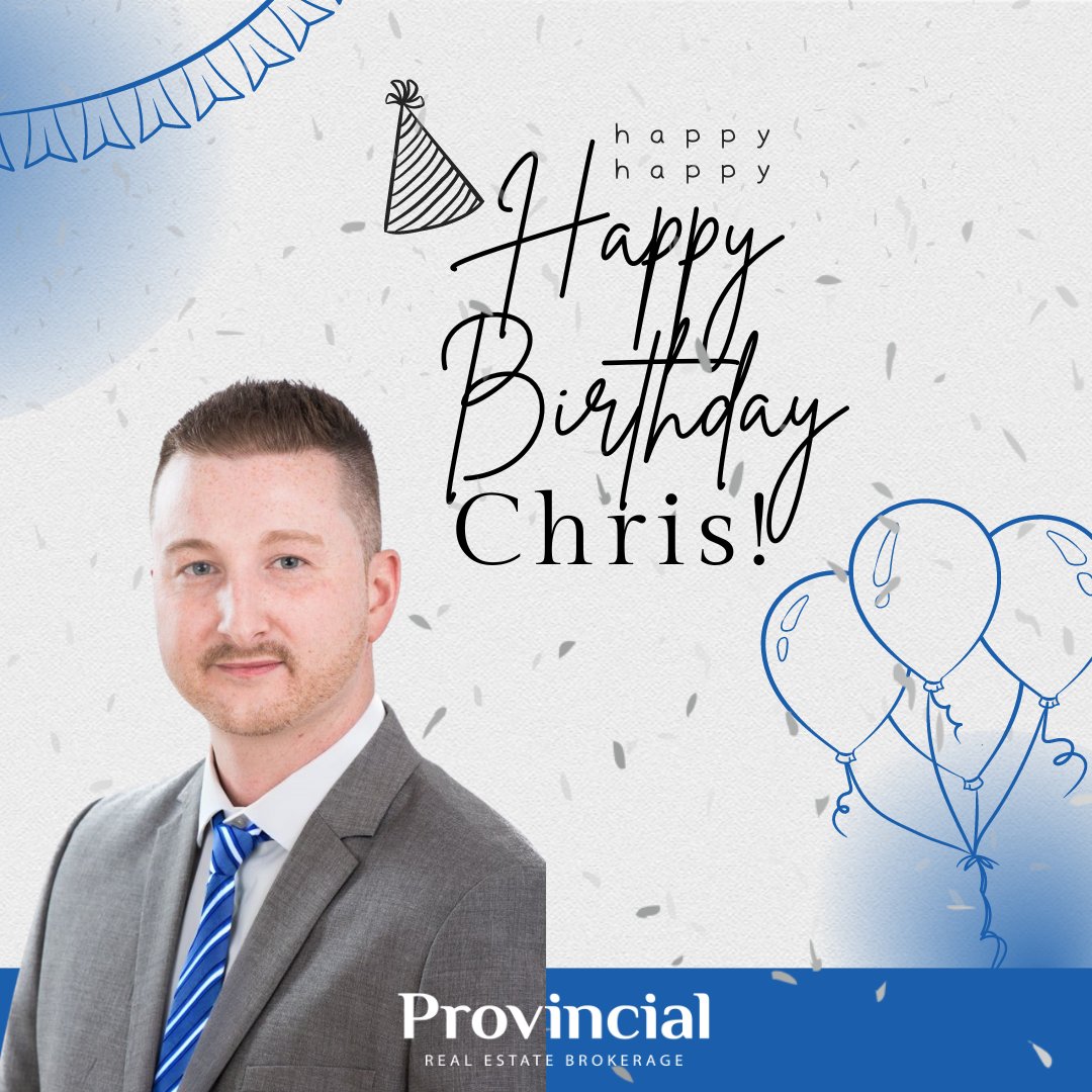 Prov_Realty's tweet image. 🍰🥳 Happy Birthday Chris Furlong! Cheers to another year of success and happiness. 🎉🎁

#happybirthday
#provincialrealty
#listlocalforbestresults