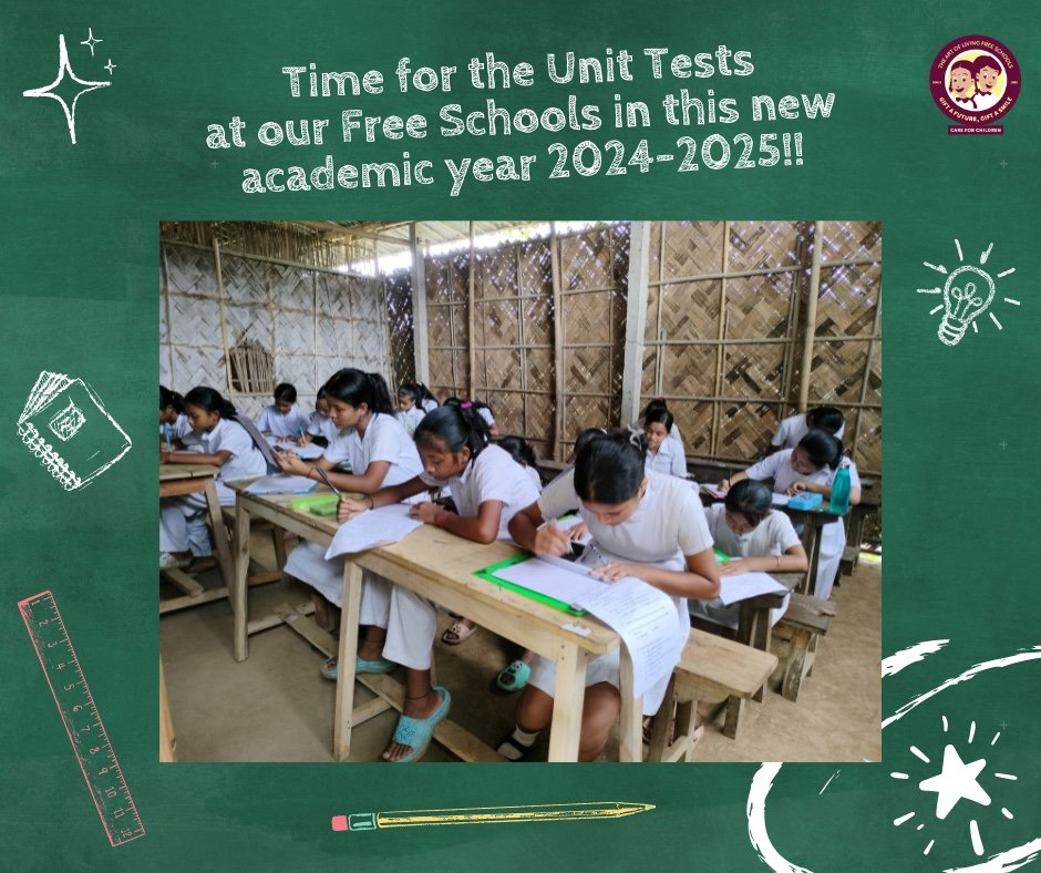 aolschools's tweet image. 📚 First unit test of the academic year 2024-25 is being conducted at our free schools in Assam! Best wishes to all our students! 🌟

Contribute towards the project at artoflivingschools.org 

@Bhanujgd
#UnitTest #SchoolLife #BestWishes #educationforall #giftasmile #giftafuture