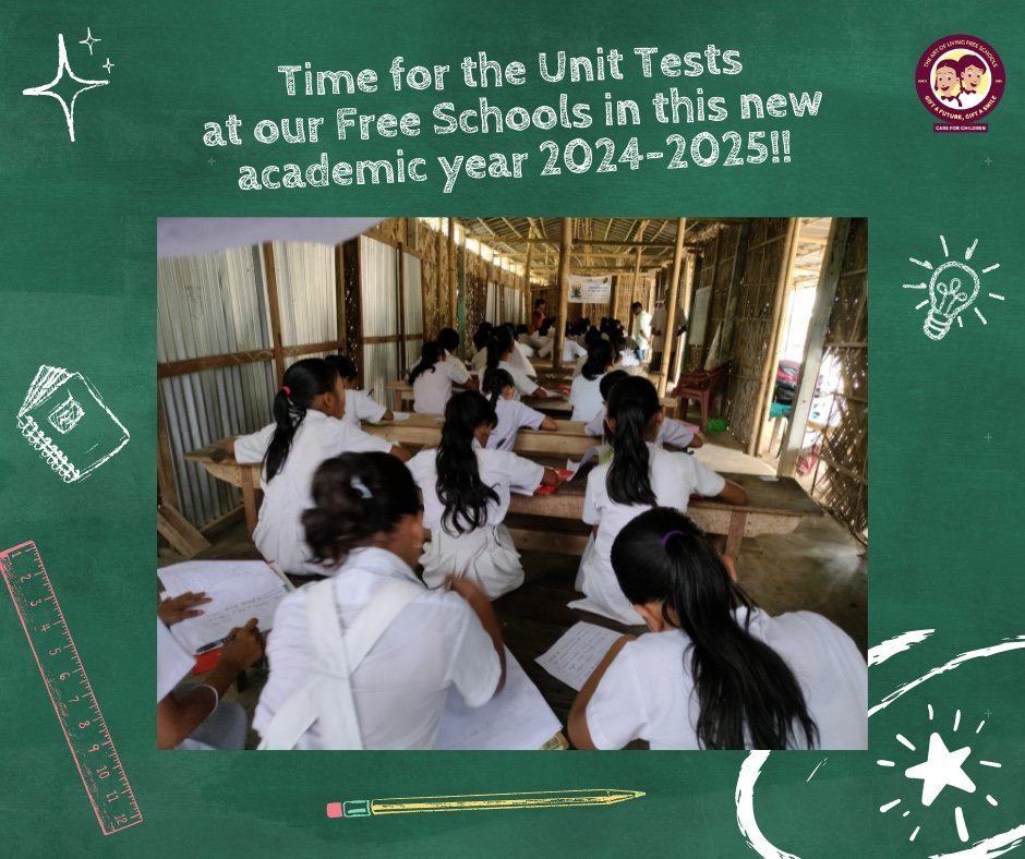 aolschools's tweet image. 📚 First unit test of the academic year 2024-25 is being conducted at our free schools in Assam! Best wishes to all our students! 🌟

Contribute towards the project at artoflivingschools.org 

@Bhanujgd
#UnitTest #SchoolLife #BestWishes #educationforall #giftasmile #giftafuture