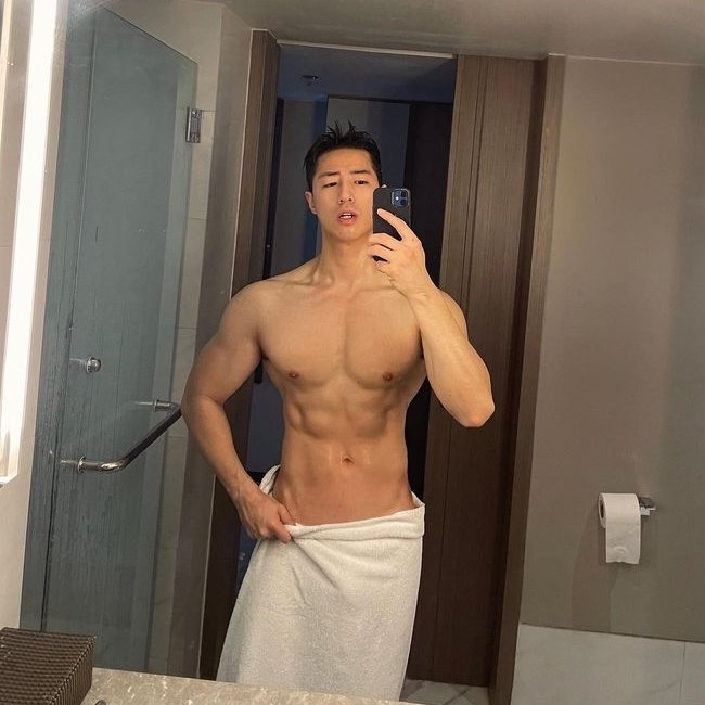 the kids are off to their mother's place and the dad is spending his day alone. he doesn't mind guests.