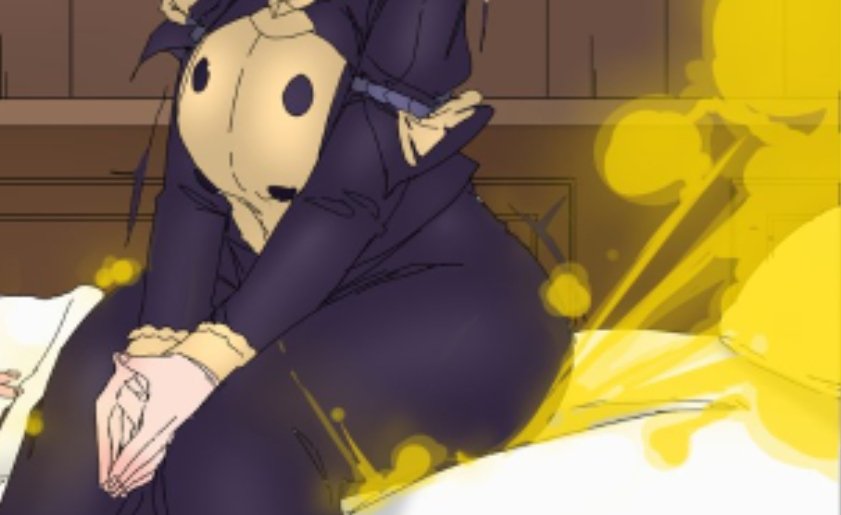 BRRRRRRFFFKPT!!!

Her morning coffee was seriously upsetting her bowels.

If Naoto could hardly control herself,  you know it's bad.