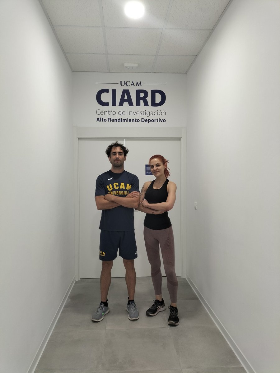 UCAM Universidad (@ucam) on Twitter photo Sara García, bióloga molecular y candidata a astronauta de la Agencia Espacial Europea <a href="/esa/">European Space Agency</a> ajusta su preparación física en el <a href="/UCAM_CIARD/">CIARD-UCAM</a>, junto a su preparador Guillermo Rojo, <a href="/ucam_alumni/">UCAM Alumni</a> del Máster Universitario en Alto Rendimiento Deportivo. Sara García, bióloga molecular y candidata a astronauta de la Agencia Espacial Europea <a href="/esa/">European Space Agency</a> ajusta su preparación física en el <a href="/UCAM_CIARD/">CIARD-UCAM</a>, junto a su preparador Guillermo Rojo, <a href="/ucam_alumni/">UCAM Alumni</a> del Máster Universitario en Alto Rendimiento Deportivo.