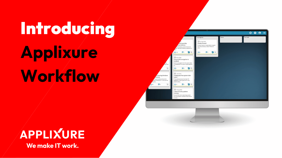 applixure's tweet photo. At Applixure, we are dedicated to improving the digital employee experience for our customers with our user-friendly software tools. 

We are excited to formally introduce Applixure Workflow, an add-on product designed to complement Applixure Analytics. 
https://t.co/V7CsXIkwaJ https://t.co/hyRWEmewIt