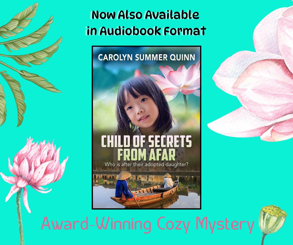 sequinrosette's tweet image. Now Available in Audiobook, eBook and Print Book formats, CHILD OF SECRETS FROM AFAR, a cozy mystery! #books #bookstoread #booksbooksbooks #writingcommunity #readingcommunity #readersoftwitter