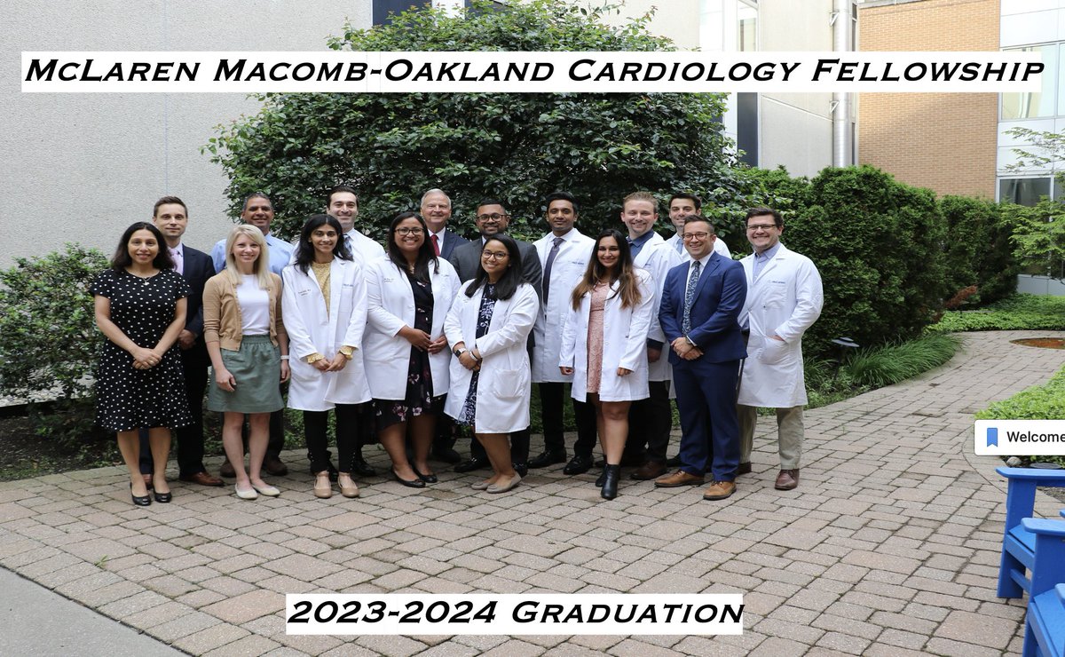 Congratulations to the 2023-2024 graduates of McLaren Macomb-Oakland Cardiology Frllowship <a href="/McLarenHeartVas/">McLaren Macomb Cardiology Fellowship</a> ! It has been an honor to train you and I’m so blessed to have gotten to know you. <a href="/pagingdr_rao/">Anila & Lakshmi Rao, DO</a> <a href="/JasonGKaplanMD/">Jason Kaplan</a> <a href="/VYelamanchiliMD/">Varun Yelamanchili, MD</a>