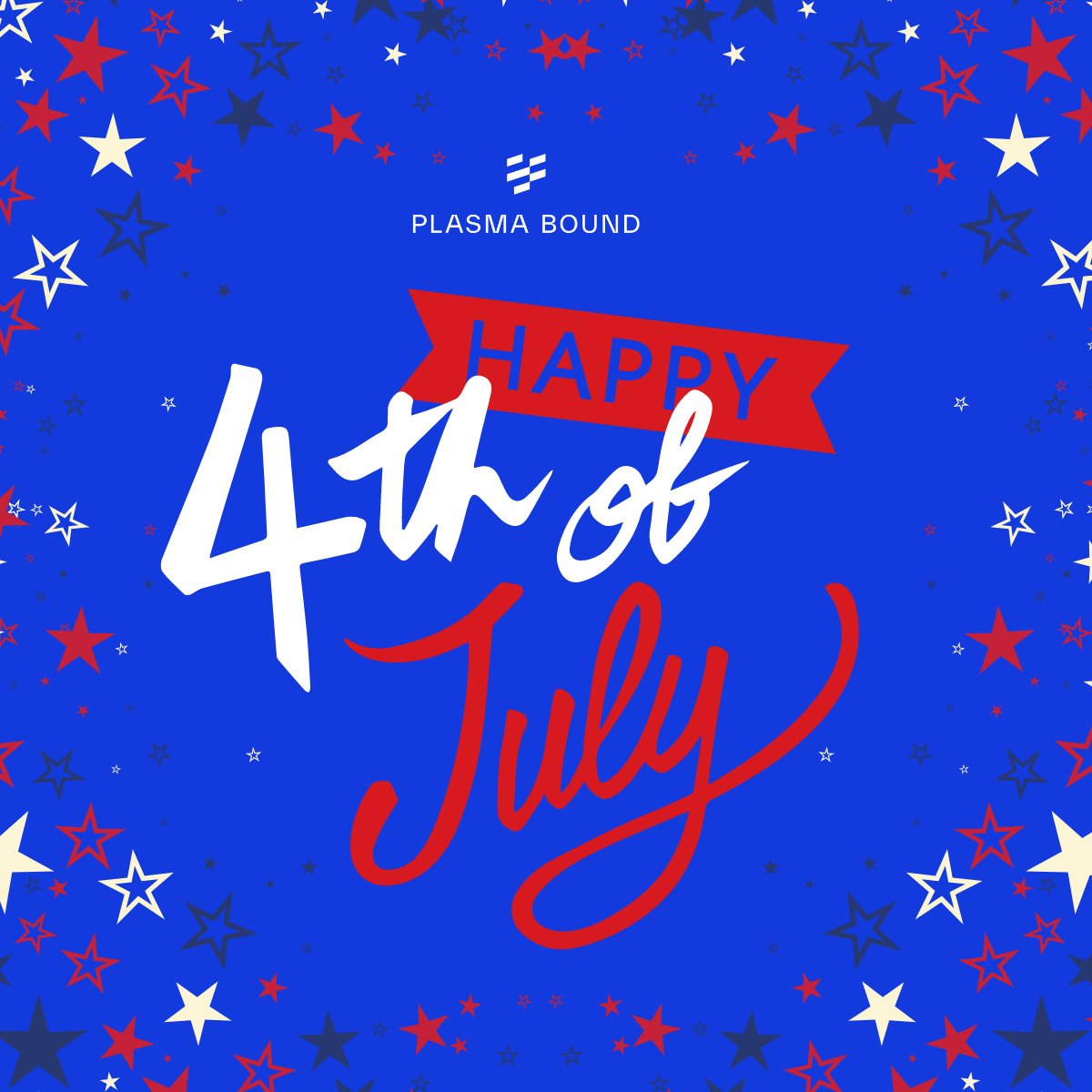 🎆 Happy 4th of July! 🎆 From all of us at PlasmaBound, we extend our warmest wishes to our esteemed employees, valued clients, and trusted partners in the U.S. Enjoy the celebrations with family and friends as we honor the spirit of independence. 🎉