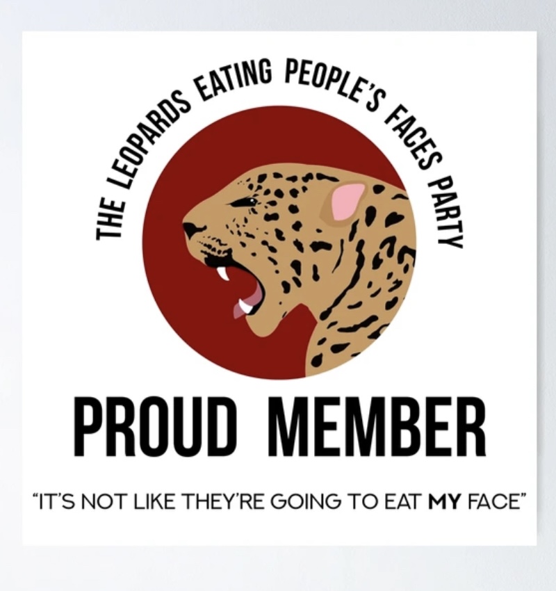 i hope those leopards don't eat MY face #LeopardsEatingPeoplesFaces