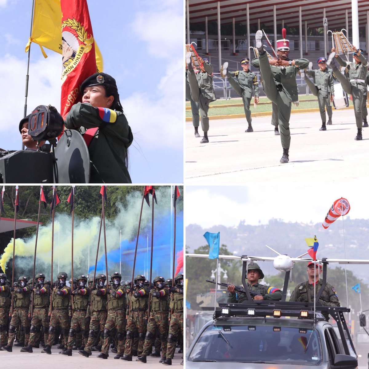 Redi_andes's tweet photo. RT || GJ. @dhernandezlarez Los verdaderos herederos de la glorias de Bolívar, marciales  y entusiastas, demostrando el patriotismo del fuego sagrado de los libertadores ! Independencia o nada !

#IntegrarEsVencer https://t.co/IFYHNKnoJ6