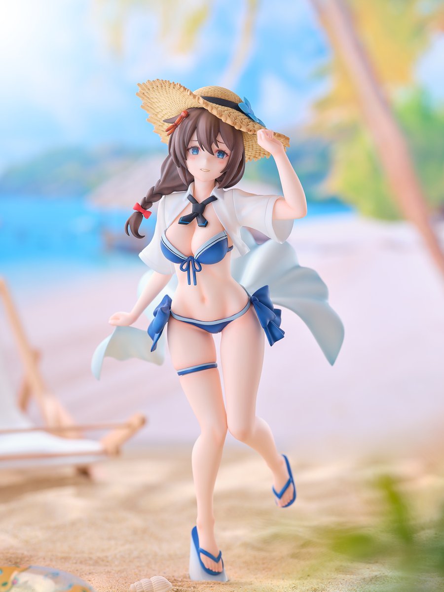 こちらの時雨改三 水着verも撮影いたしました! 前も後ろもすごい。艤装