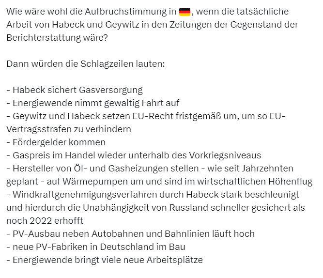 Climate_Inform's tweet photo. So sehe ich das auch. Die Stimmung im Land wäre eine vollkommen andere, wenn die Presse wahrheitsgemäß über die Erfolge der Regierung berichtet hätte. https://t.co/Ddc9M7Sfml
