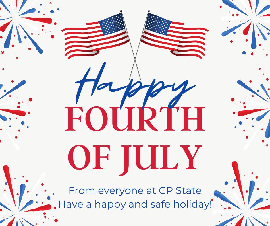 Wishing everyone a safe and happy Independence Day!