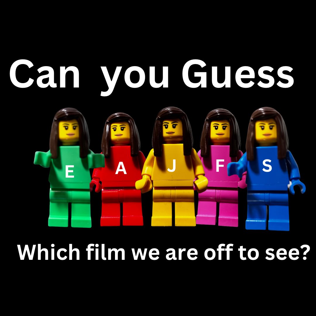 Looking for inspiration and off to do some research, but can you guess which film we are going to go and see?