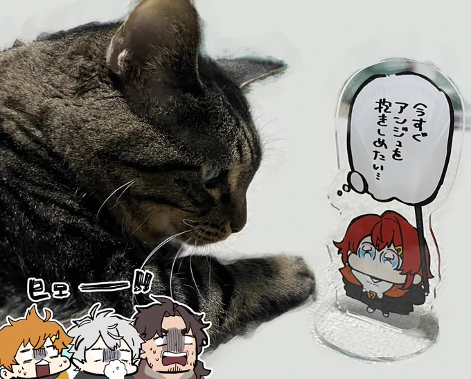 アクスタの実物です!
隣に置いたアクスタ、ぬい、フィギュア全てanちゃんの虜にすることができるアクスタです🫶⚖️
君だけの愛の空間を作っちゃおう🎶
(撮影協力:ポコちゃんさん
※本猫より投稿の許可をいただいてます)
#にじそうさく09 