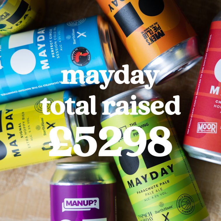 McColl's Brewery (@mccollsbrewery) on Twitter photo ⚫️⬛ WOW! The Mayday project grand total is in, and it's a whopping £5298, every penny of which goes to
<a href="/menspieclub/">Men’s Pie Club</a> +
MANUP? +
The Grieving Pint
so that they can continue to tackle the real issues facing men's mental health 👏 🧠 ⚫️⬛ WOW! The Mayday project grand total is in, and it's a whopping £5298, every penny of which goes to
<a href="/menspieclub/">Men’s Pie Club</a> +
MANUP? +
The Grieving Pint
so that they can continue to tackle the real issues facing men's mental health 👏 🧠