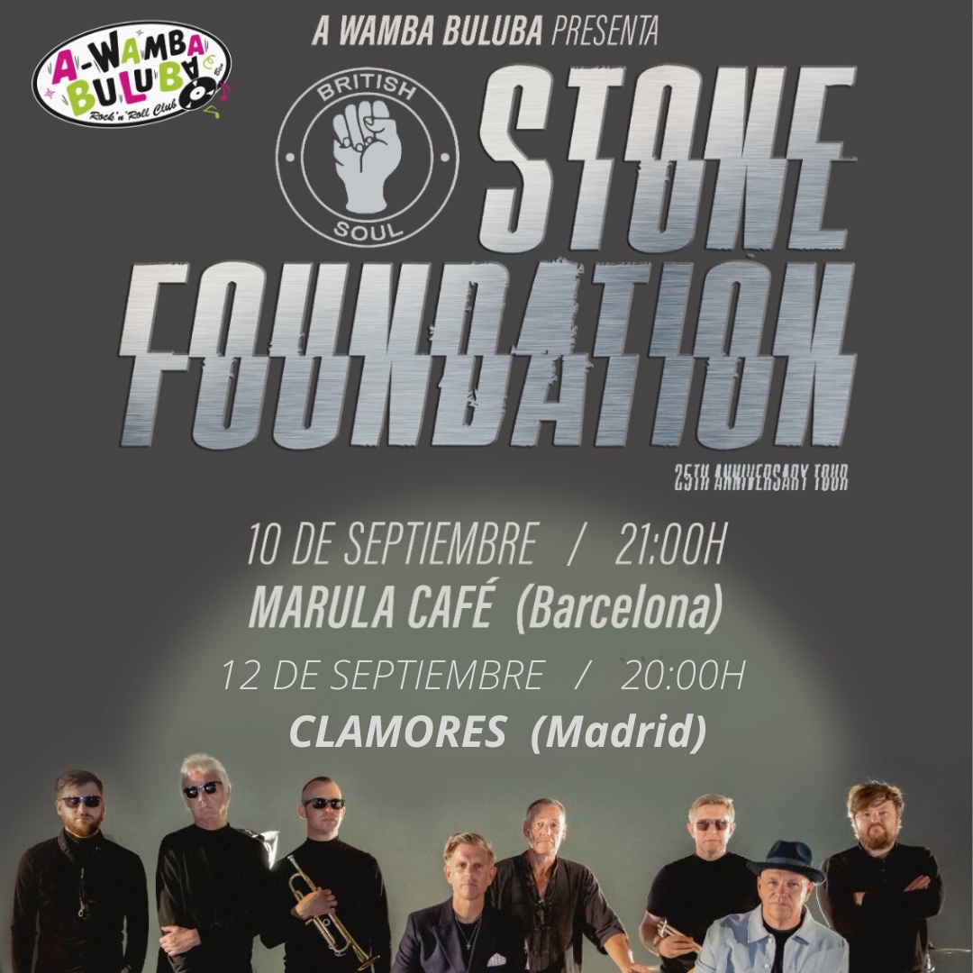 Mutick (@mutick_com) on Twitter photo ¡No te puedes perder a <a href="/stonefoundation/">Stone Foundation</a>
y su destacado soul británico! 🎸🎷
📍 BARCELONA 10 de septiembre, <a href="/MarulaCafe/">MarulaCafe</a>
📍MADRID, 12 de septiembre, <a href="/salaclamores/">Sala Clamores</a>
¡Comparte para seguir llenando salas y no te quedes sin tu entrada! 😍
Prom: <a href="/A_Wamba_Buluba/">A Wamba Buluba Club</a> <a href="/TheMadNoteCo/">The Mad Note Co</a> ¡No te puedes perder a <a href="/stonefoundation/">Stone Foundation</a>
y su destacado soul británico! 🎸🎷
📍 BARCELONA 10 de septiembre, <a href="/MarulaCafe/">MarulaCafe</a>
📍MADRID, 12 de septiembre, <a href="/salaclamores/">Sala Clamores</a>
¡Comparte para seguir llenando salas y no te quedes sin tu entrada! 😍
Prom: <a href="/A_Wamba_Buluba/">A Wamba Buluba Club</a> <a href="/TheMadNoteCo/">The Mad Note Co</a>