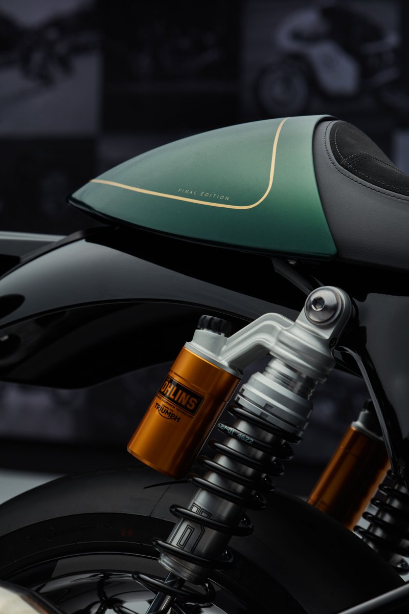 UKTriumph's tweet photo. Heritage Meets Horsepower 🔥📜
Get up close and personal with the Thruxton FE, a bike that celebrates tradition whilst delivering all the details.
Order yours today by heading to the link https://t.co/Nu1oregKbE
#TriumphMotorcycles #ThruxtonFinalEdition #ForTheRide https://t.co/cwE3RcVmDJ