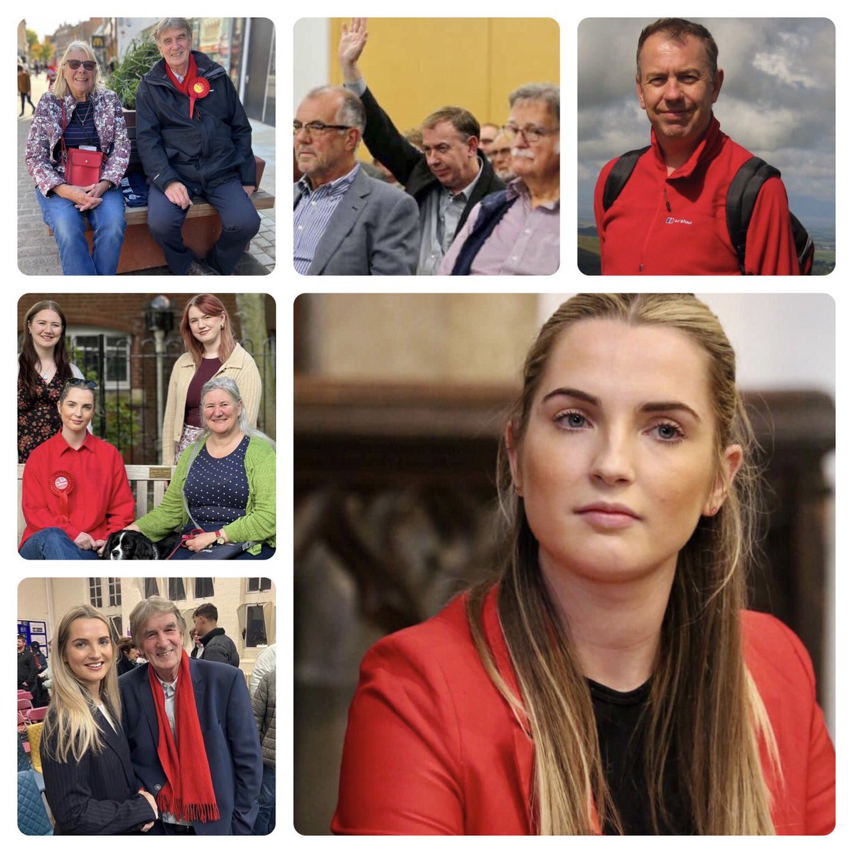 Standing on the shoulders of giants.  Vote Rosie Wrighting for change in Kettering. Vote Labour❤️🌹