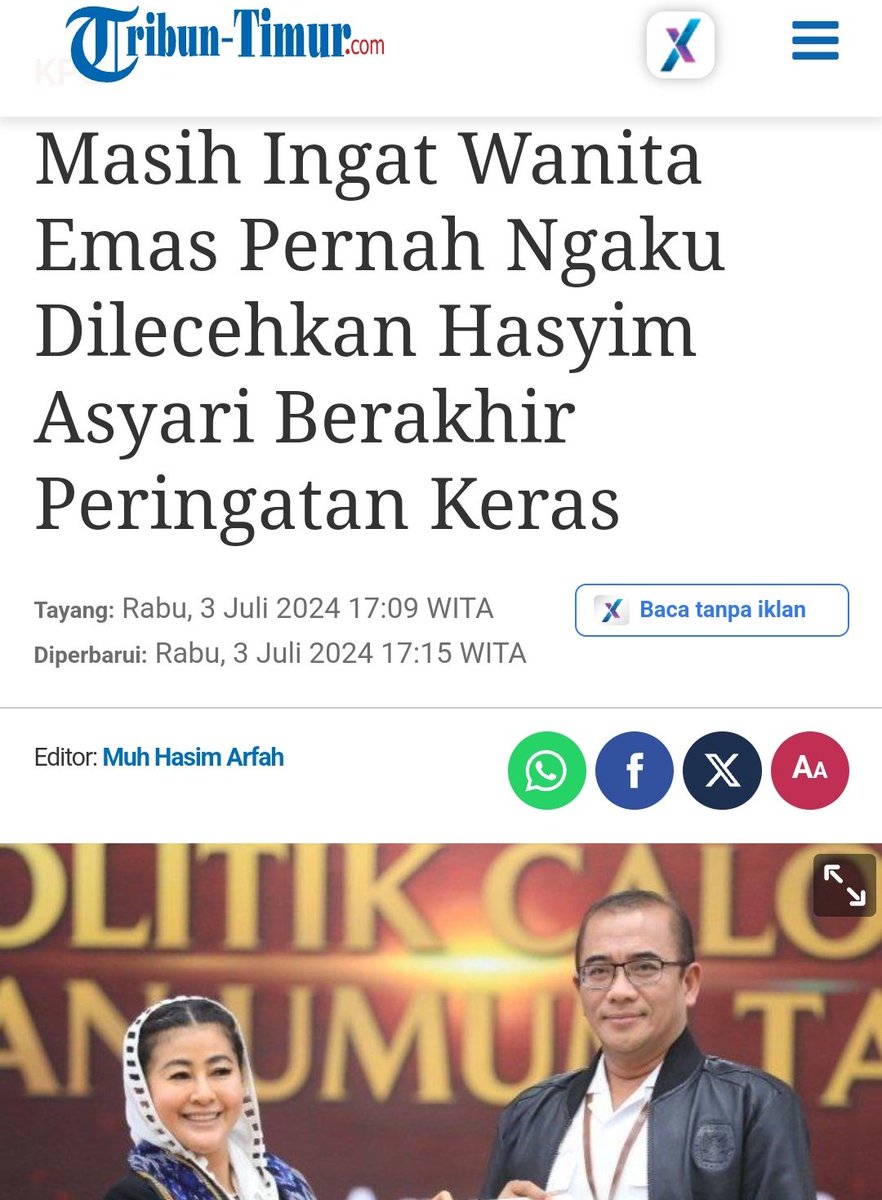 .
.
Kasus Ketua KPU ini kan sudah dijatuhi Sanksi Peringatan Keras eejak April 2023 .. Pertanyaannya kenapa BARU SEKARANG dia dicopot ??!!

Berkali kali Katua KPU ini seperti "KEBAL HUKUM" meski berkali-kali melakukan pelanggaran yang berulang kali dijatuhi PERINGATAN KERAS

Tapi