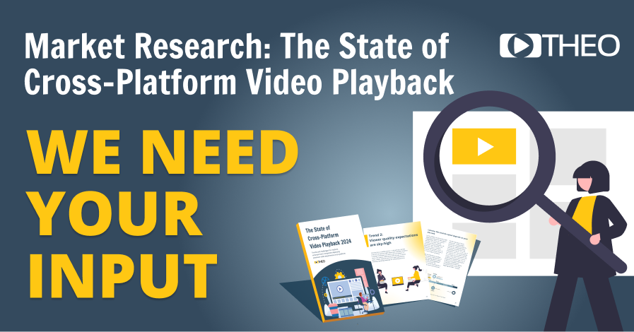 We’ve launched the 2nd edition of our market research and we need your input. theoplayer.com/the-state-of-c…

Last year, our market research report was successfully published with input from over 50 companies, including DAZN, ITV, Bell Canada, Accedo. Join us this year! 🎙️