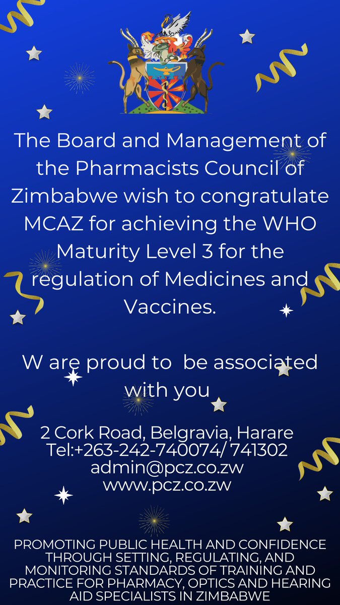 Pharmacists Council of Zimbabwe tweet media