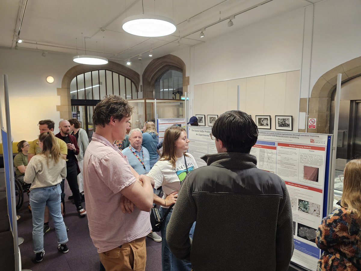 Research project showcase for our MSc Volcanology students at the halfway point in their theses.
A fantastic range of projects across volcanology: Experimental petrology, lahar modelling, crystal analyses, thermobarometry, InSAR, and missing eruption volumes. Well done all! 🙌🏻🌋