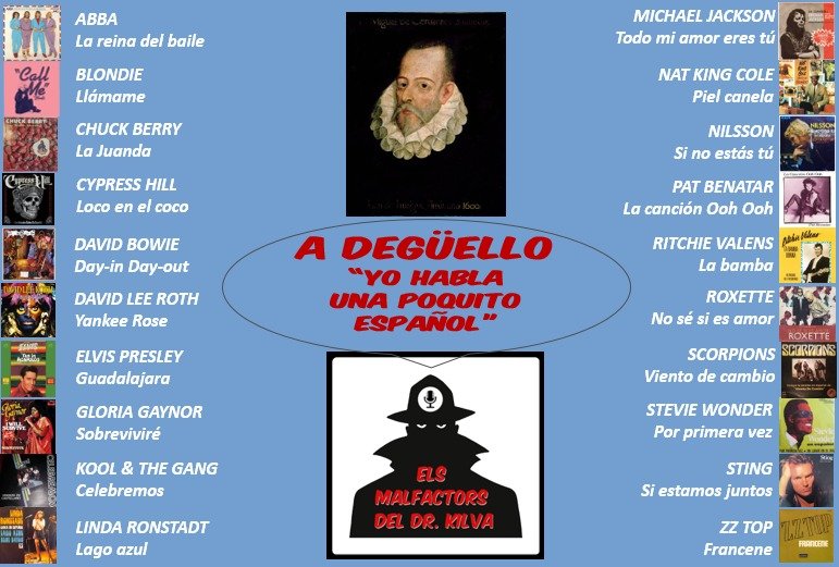 ¿Habla mi idioma? Yo habla una poquito español Guiris demostrant que dominen la llengua de Cervantes i Chiquito de la Calzada. Els Malfactors necessitem VOTEU la MILLOR i PITJOR cançó. Per escoltar-les ⬇️
open.spotify.com/playlist/5NR8B…
Programes anteriors:
go.ivoox.com/sq/1382476