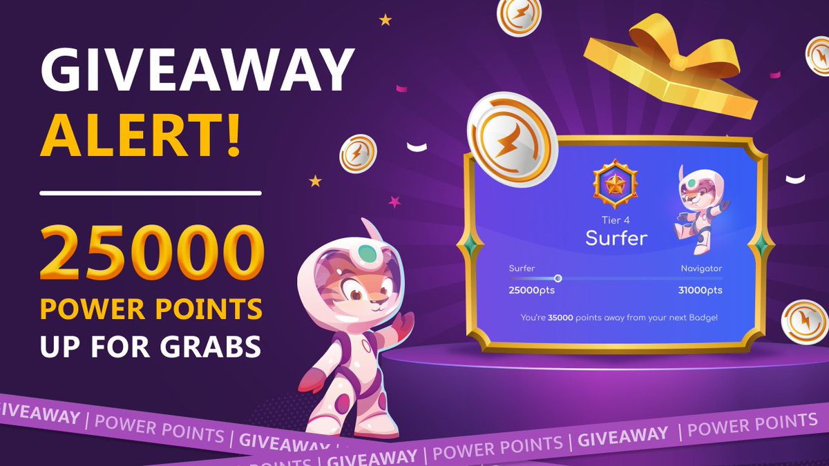 PowerBrowser's tweet photo. 🔥 𝐆𝐢𝐯𝐞𝐚𝐰𝐚𝐲 𝐀𝐥𝐞𝐫𝐭: 𝟐𝟓,𝟎𝟎𝟎 𝐏𝐨𝐰𝐞𝐫 𝐏𝐨𝐢𝐧𝐭𝐬 𝐔𝐩 𝐟𝐨𝐫 𝐆𝐫𝐚𝐛𝐬 🔥

🔸 Limited spots—first come, first served! 
🔸 50 Winners will each win 500 Power Points

How to Enter:
1️⃣ Download Power Browser & create a Power Points account
2️⃣ Like, RT & Tag 2 friends
3️⃣ Fill out the form with your username  👉 https://t.co/YtjCPLV7pS

⏰ Ends in 48 Hours

#Giveaway #Blockchain #Crypto #Web3