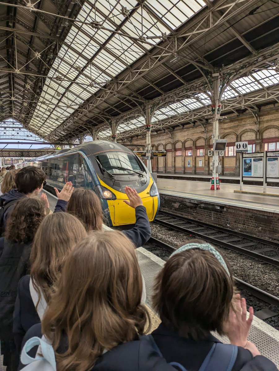 Eco_Group's tweet photo. @StChrisCEHigh are on their way to London for the YGBC finals. It might be #election day but there’s no pause button for the planet🌍 https://t.co/3oX5IAEu97