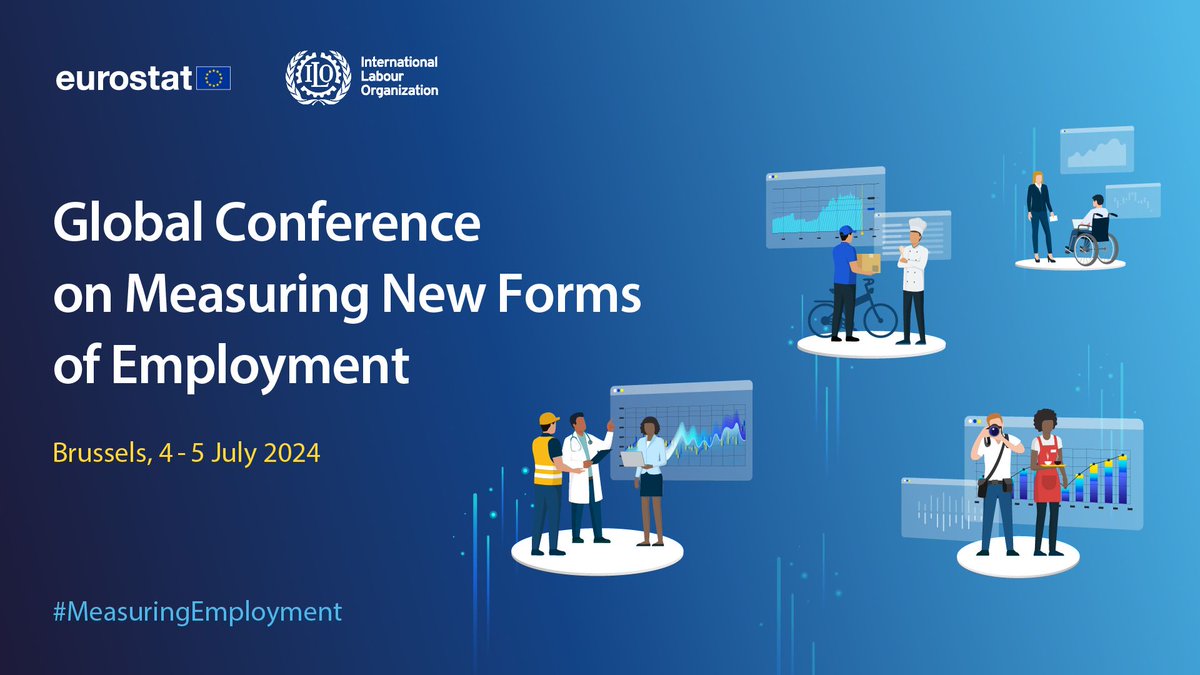 Welcome to The Global Conference on Measuring New Forms of Employment 🚀💼 

🗓️4-5 July 2024 

Can’t join us in person? Follow the event via livestream👉 measuring-new-employment2024.eu

#MeasuringEmployment